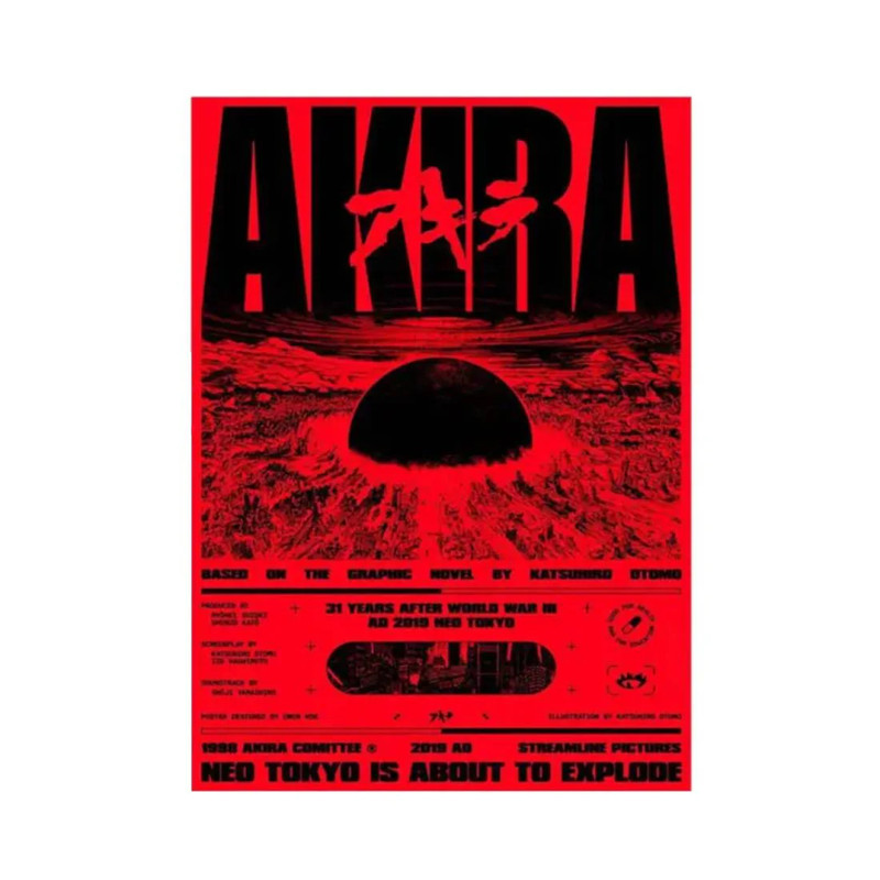 Akira Canvas Poster (40x60cm) - 1 Piece - ملصق